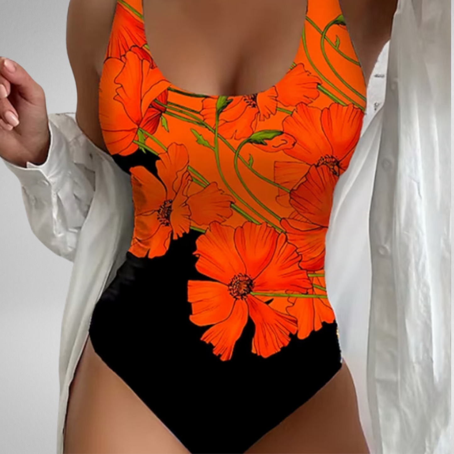 Kassandra | Stylish Floral One-Piece Swimsuit