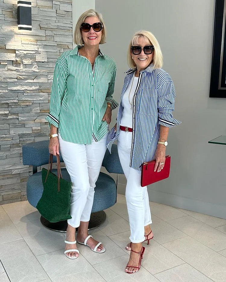 Margareth | Casual Striped Shirt