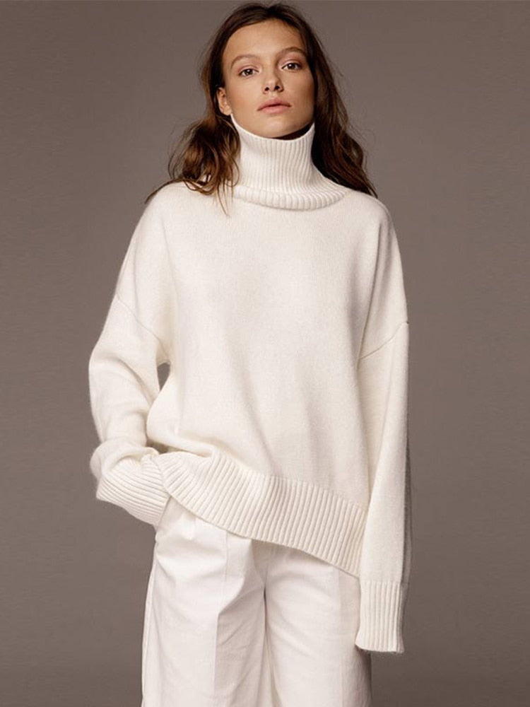 Emilia | Oversized Turtleneck Sweater