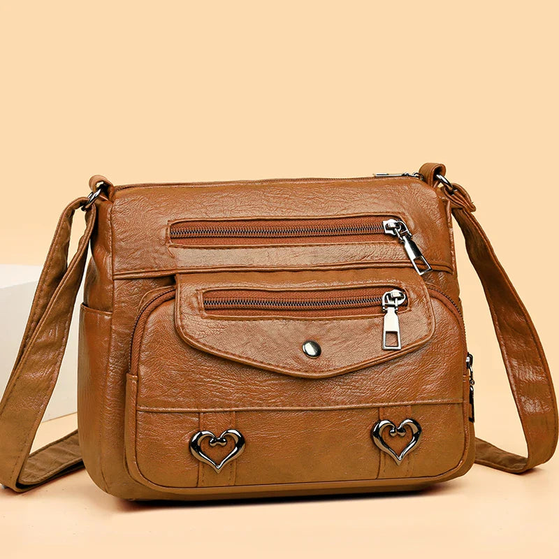 Elanor | Retro Multi Pockets Crossbody Bag