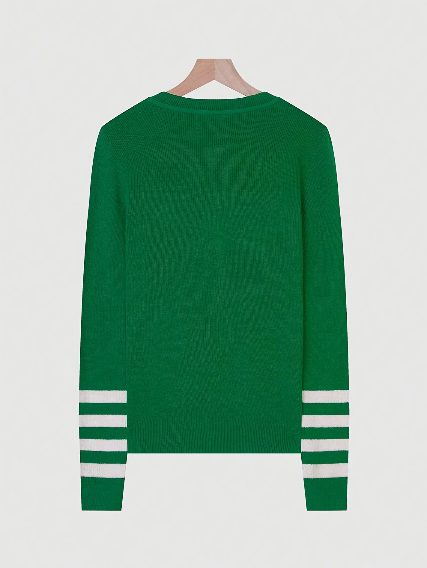 Harper | Striped Sleeve Sweater