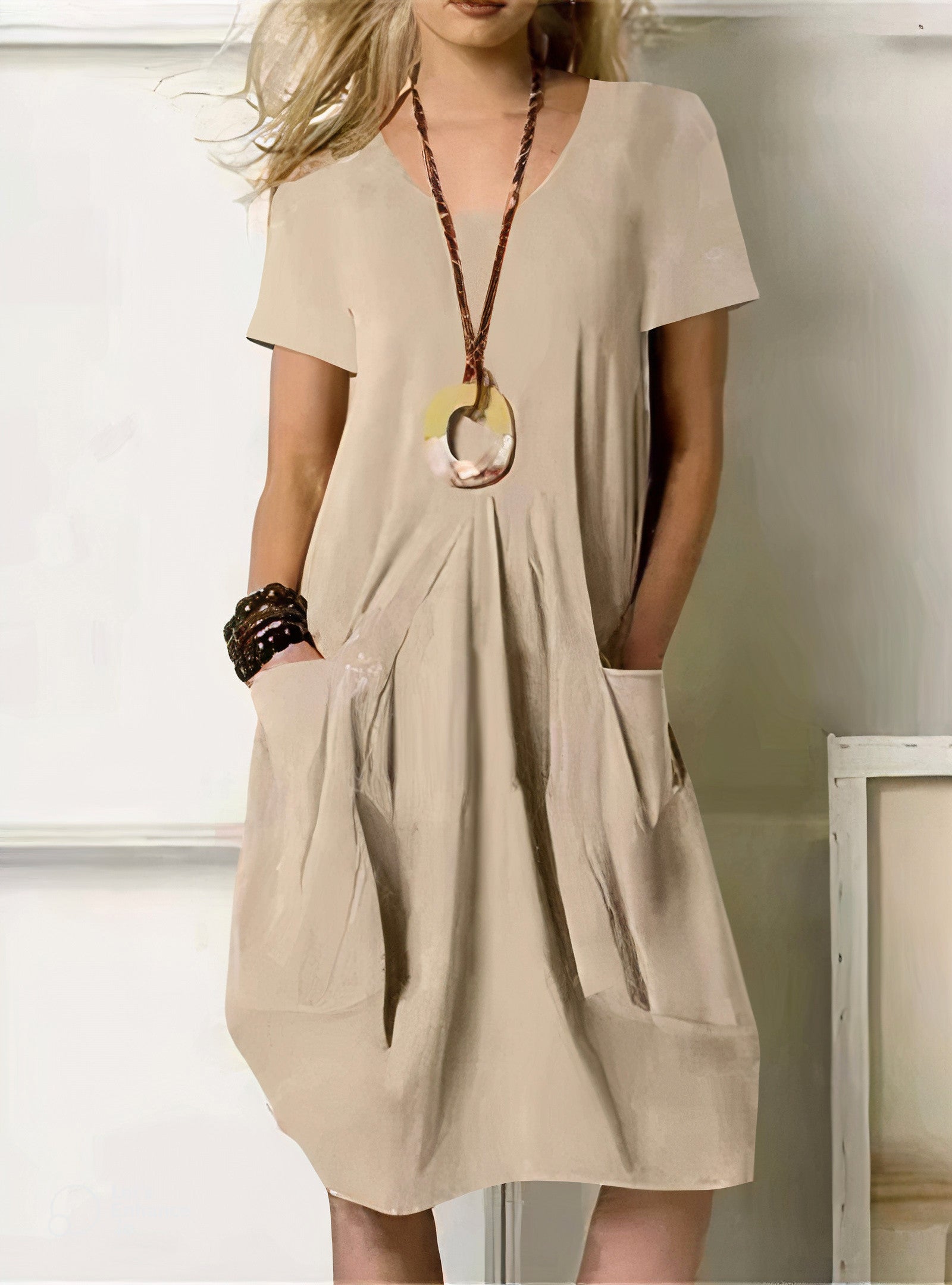 Beige / XXL
