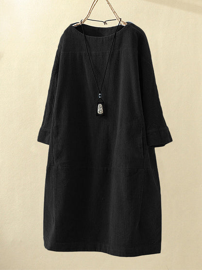 Mira | Corduroy Tunic Dress