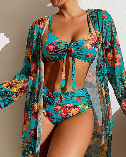 Lila | 2 Piece Bikini With Cover Up