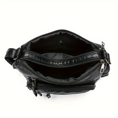 Vera | Multi Zipper Crossbody Bag