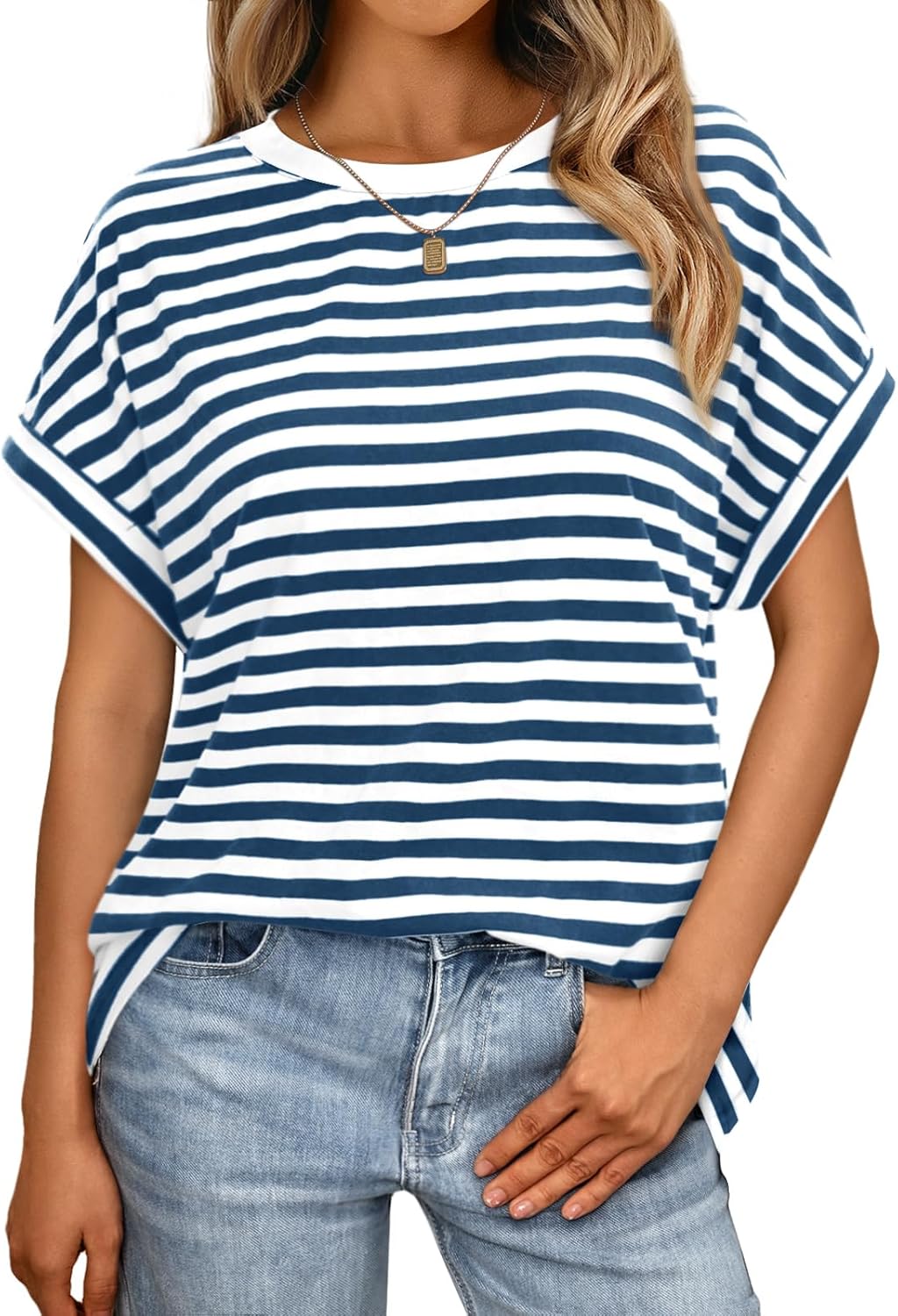 Striped (Blue & White) / XXL