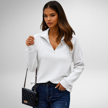 Viktoria | Elegant sweater with V-neck