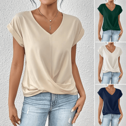 Tammana | Casual T-Shirt With V Neckline