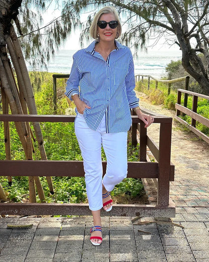 Margareth | Casual Striped Shirt