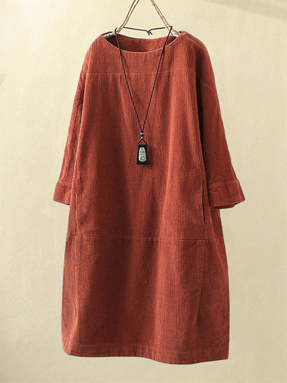 Mira | Corduroy Tunic Dress