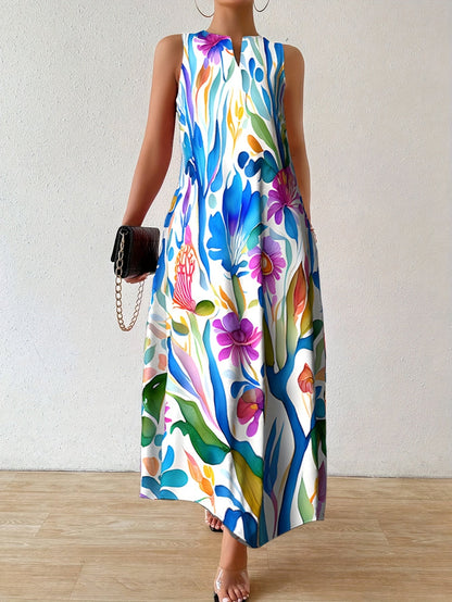 Ariana | Blooming Print Maxi Dress