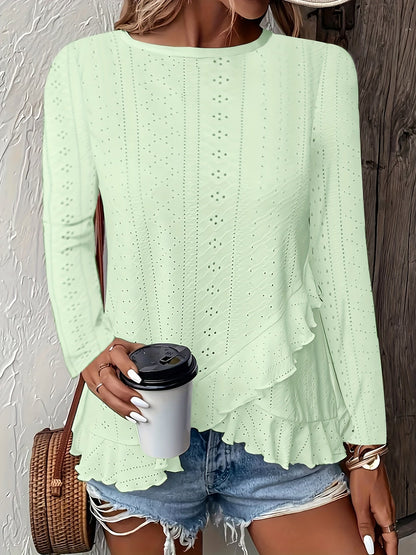 Sage | Chic Ruffle Top